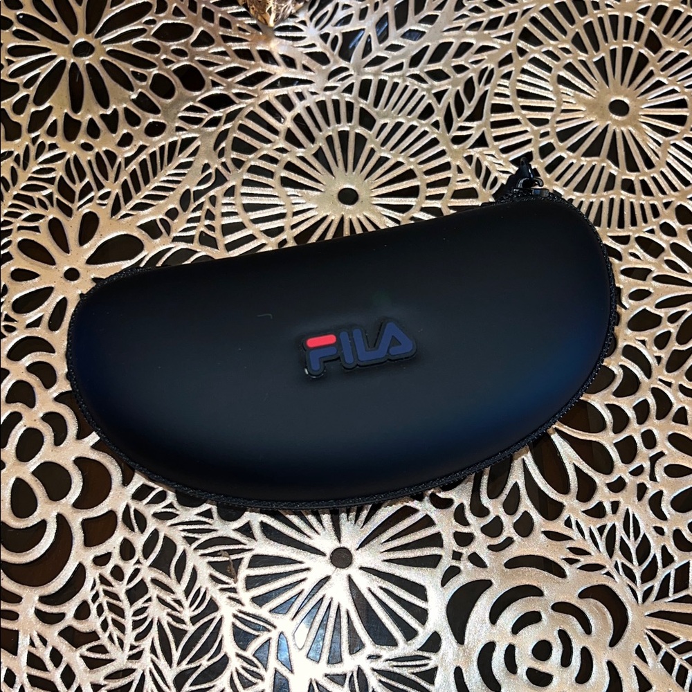 Fila Black and Red Sunglasses Case